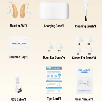 Future Hearing Connect - Bluetooth Hearing Aids with App Control & Advanced AI Technology